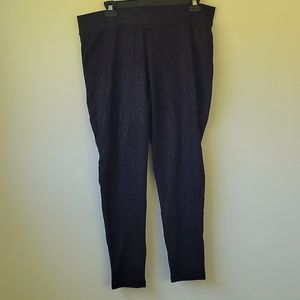 TORRID Size 2 Black glitter leggings